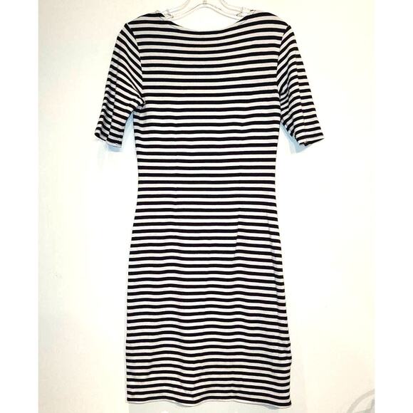 Ann Taylor black white striped dress - xs - Picture 2 of 4